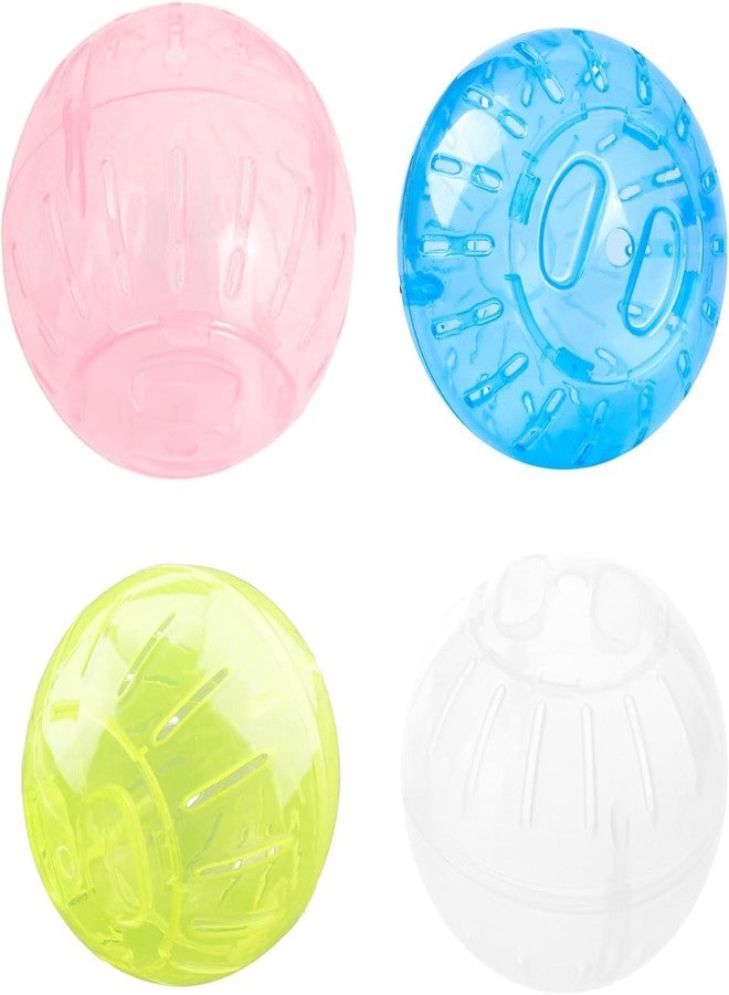 Labriciyon 1Pc Transparent Small Pets Exercise Ball Dwarf Hamster Mute Running Spinner Play Toy for Junior Hedgehog Gerbil Hamster Exercise Ball,Small Animals Supplies - Image 5